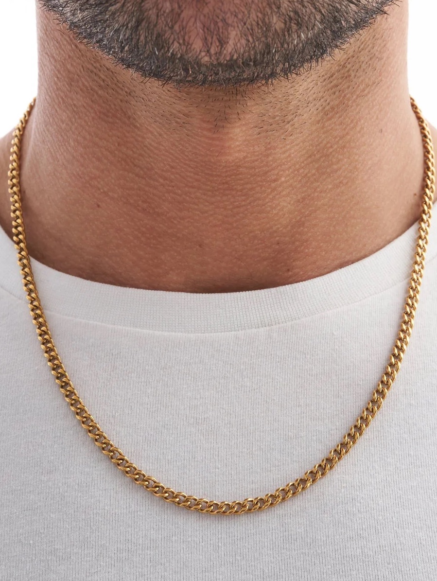 Gold 5mm Cuban Chain - Image 2