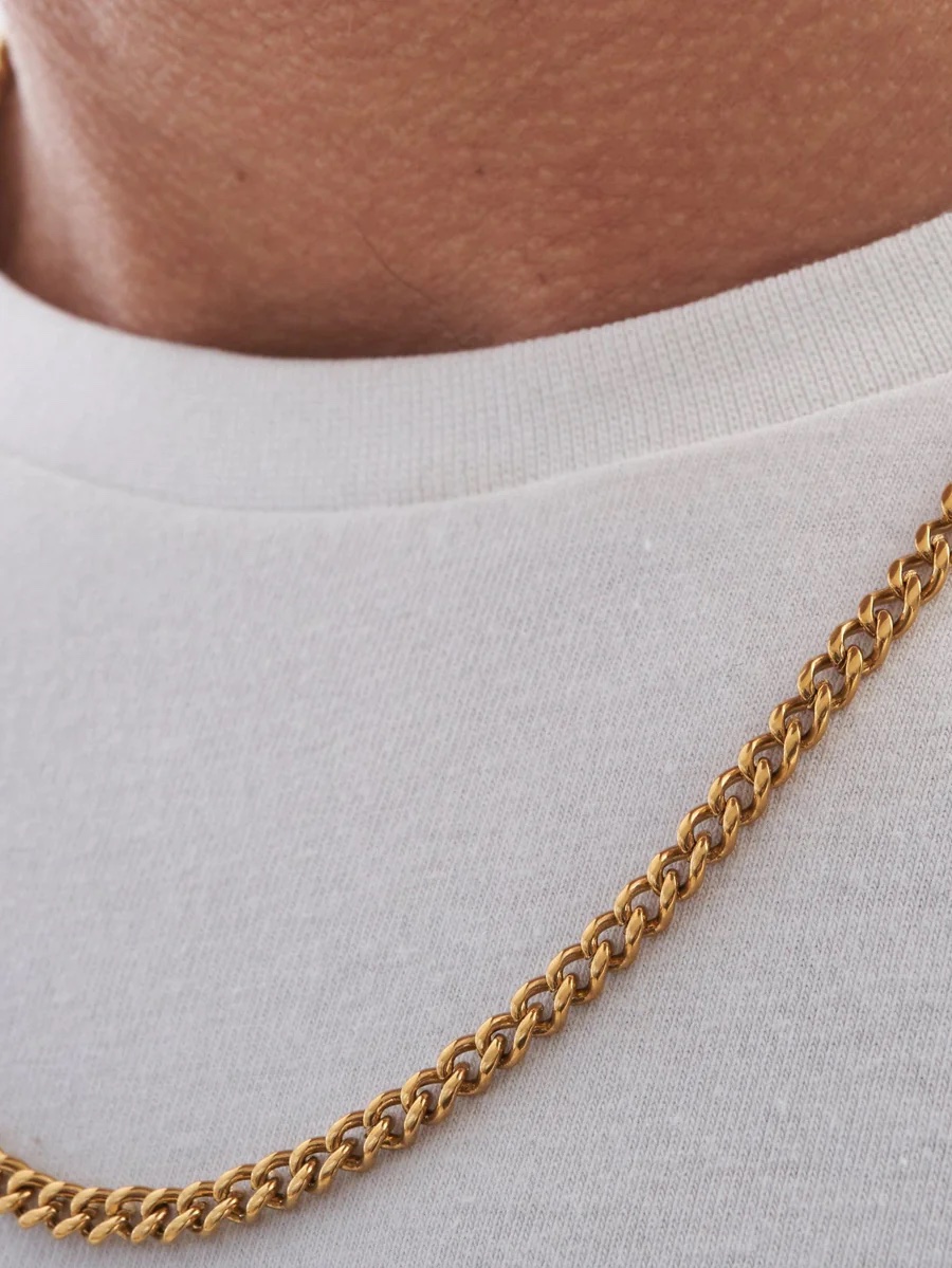 Gold 5mm Cuban Chain - Image 3