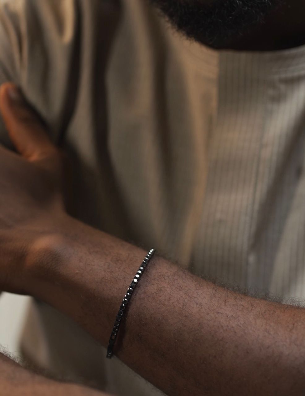 Black Tennis bracelet